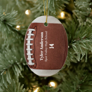 Décoration En Céramique Nom du football moderne Numéro de l'école et du jo