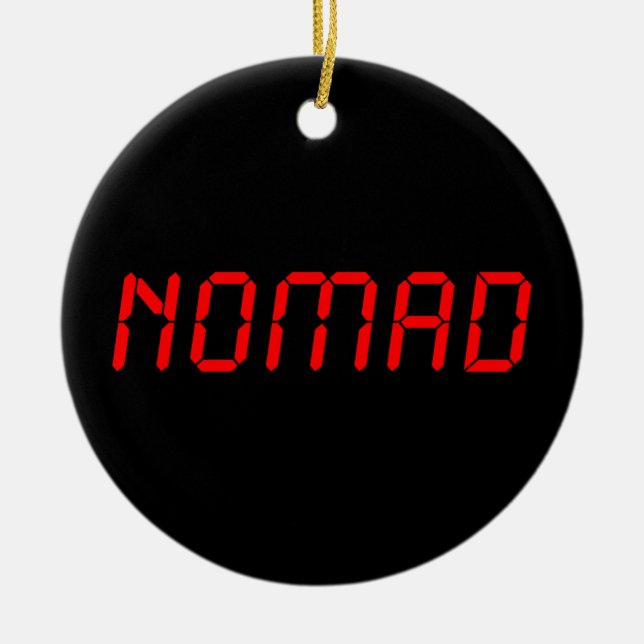 DÉCORATION EN CÉRAMIQUE NOMADE NUMÉRIQUE (Devant)