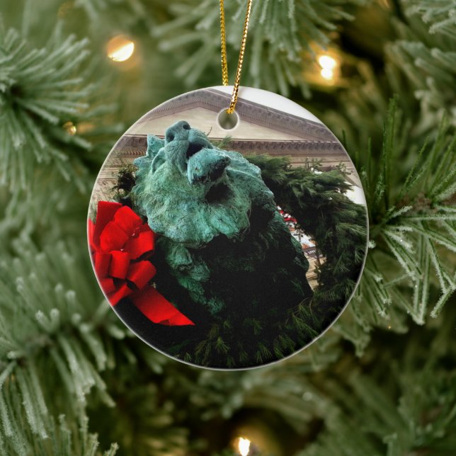 Décoration En Céramique North Lion à l'Art Institute de Chicago (Arbre)