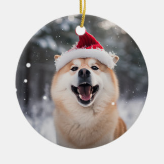 Décoration En Céramique Norvégien Buhund Dog Christmas Keepsaké