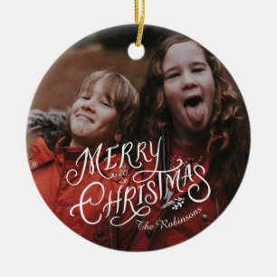 Décoration En Céramique Nostalgie festive Joyeux Noël