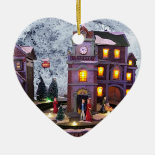 Décoration En Céramique Nostalgique Village ancien