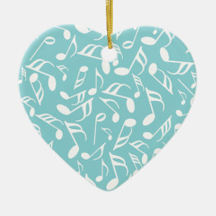 Décoration En Céramique Notes musicales