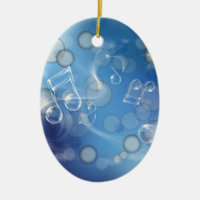 Notes musicales en verre d'Imaginaire