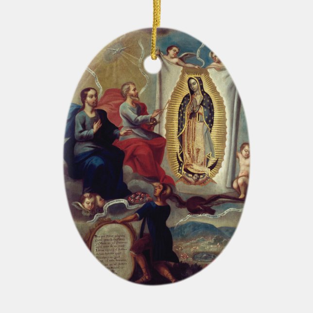 Décoration En Céramique Notre-Dame de Guadalupe | Objet de dévotion (Devant)