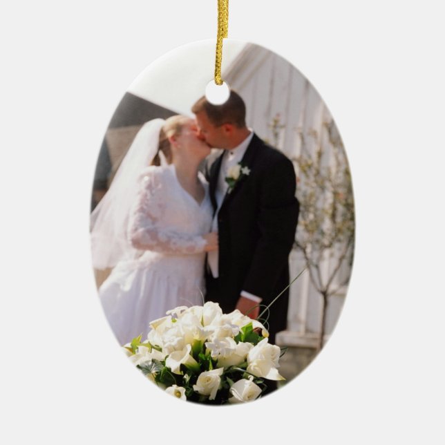 Décoration En Céramique Notre mariage (Devant)