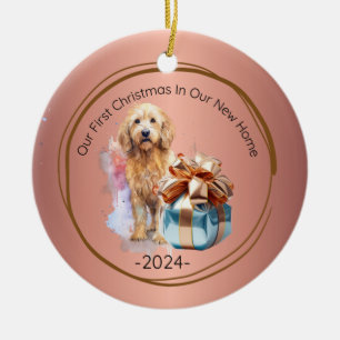 Décoration En Céramique Notre Premier Noël Dans Notre Nouvelle Maison