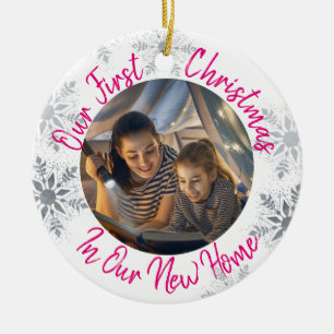 Décoration En Céramique Notre premier Noël dans notre nouvelle maison avec