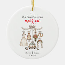 Notre Premier Noël Mariés Monsieur et Madame