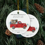 Décoration En Céramique Notre Premier Noël Nouvelle Maison Pour Vacances<br><div class="desc">Notre premier Noël à notre nouvel ornement céramique maison vous pouvez facilement customiser</div>