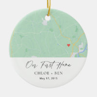 Notre première maison Carte personnalisée