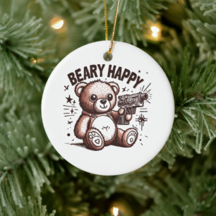 Décoration En Céramique Nounours Beary Happy