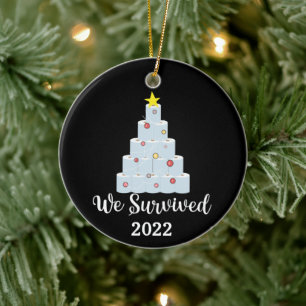 Décoration En Céramique Nous avons survécu à 2020 par an pour nous souve