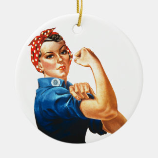 Décoration En Céramique Nous pouvons le faire Rosie le pouvoir des femmes