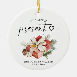 Décoration En Céramique Nouveau bébé Noël Grossesse Ornament Cadeau