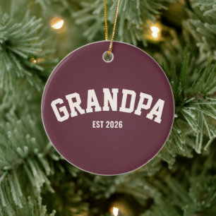 Décoration En Céramique Nouveau Grand-Père Date de Création Fête des Pères
