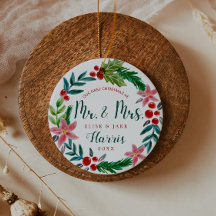 Nouveaux mariés de Noël