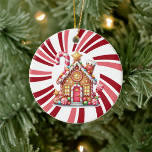 Décoration En Céramique Nouvelle maison Noël citation texte sur le dos Orn