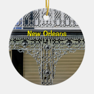 Décoration En Céramique Nouvelle-Orléans, Louisiane, Fer forgé et ciment