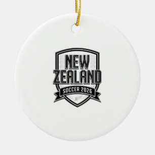 Décoration En Céramique Nouvelle-Zélande Football 2026 Football Gras Pays