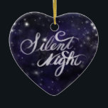 Décoration En Céramique Nuit silencieuse - romantique Fête de neige<br><div class="desc">Silent Night - romantique La scène des neiges de vacances au début de la matinée tandis que la lune scintille au-dessus d'une couverture de nouvelle neige fraîche.</div>