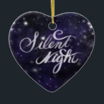 Décoration En Céramique Nuit silencieuse - romantique Fête de neige<br><div class="desc">Silent Night - romantique La scène des neiges de vacances au début de la matinée tandis que la lune scintille au-dessus d'une couverture de nouvelle neige fraîche.</div>