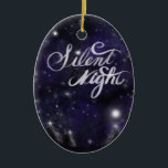 Décoration En Céramique Nuit silencieuse - romantique Fête de neige<br><div class="desc">Silent Night - romantique La scène des neiges de vacances au début de la matinée tandis que la lune scintille au-dessus d'une couverture de nouvelle neige fraîche.</div>
