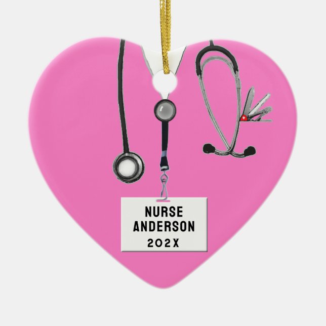 Décoration En Céramique Nurse Christmas Collectif (Devant)