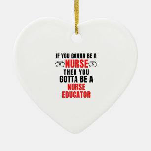 DÉCORATION EN CÉRAMIQUE NURSE EDUCATOR