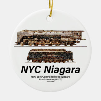 Décoration En Céramique NYC Niagara – Locomotive à vapeur de train américa