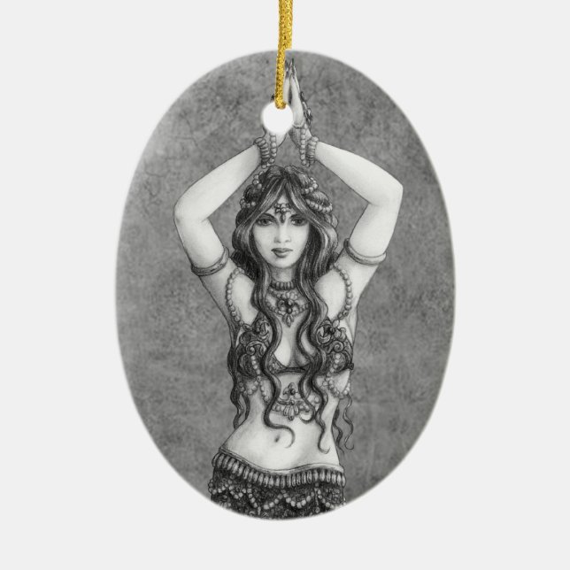 Décoration En Céramique Odalisque (Devant)