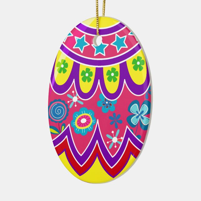 Décoration En Céramique Oeufs de Pâques (Gauche)