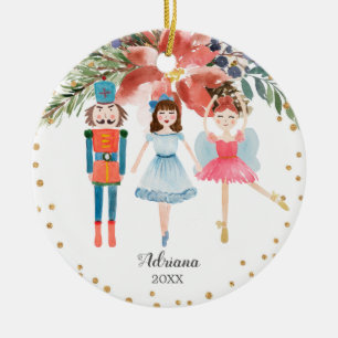 Décoration En Céramique Oeuvre de Nutcracker d'aquarelle