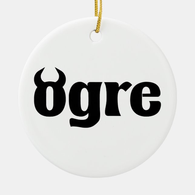 Décoration En Céramique Ogre (Devant)
