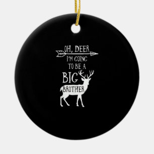 Décoration En Céramique Oh Cerf Va Faire La Grande Annonce De Noël De Frèr