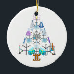 Décoration En Céramique Oh Chimie, Oh Arbre Chimiste<br><div class="desc">* Fun Scientifique / Laboratoire ! Un rêve d'arbre de Noël de chimiste, rempli de beakers, de flacons et de nombreux goodies de laboratoire ! * Ajustez la conception pour l'adapter à l'une des nombreuses options de forme disponibles pour cet ornement. (Le trou s'ouvre sur la conception de certains ornements)....</div>