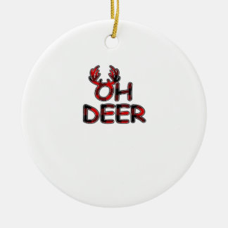 Décoration En Céramique Oh Deer Disposition Propre