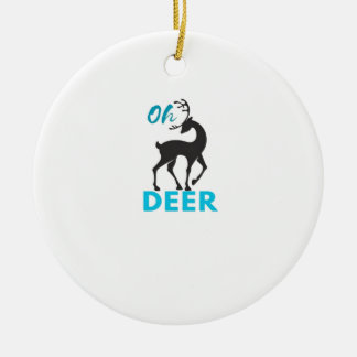 Décoration En Céramique Oh Deer Minimal Design