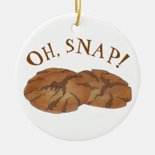 Décoration En Céramique Oh (Ginger) Snap Amish PA Dutch Gingersnap Cookies