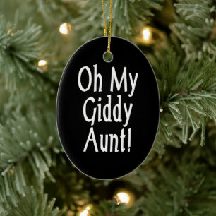 Décoration En Céramique Oh Ma Tante Giddy !