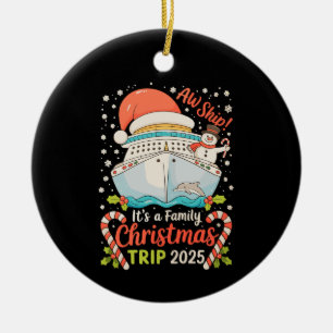 Décoration En Céramique Oh mon dieu, c'est un voyage de croisière de Noël