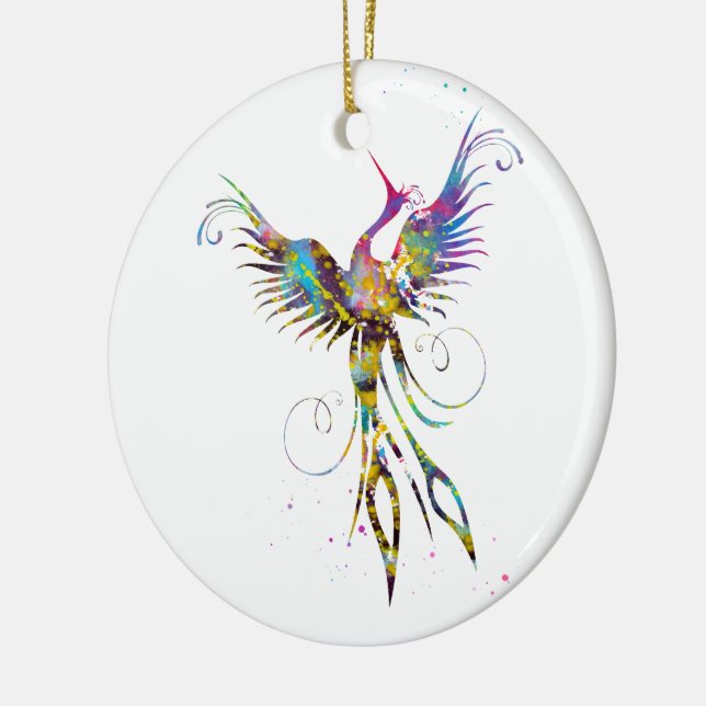 Décoration En Céramique oiseau phénix (Gauche)