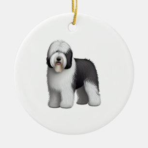Décoration En Céramique Old English Sheepdog 10