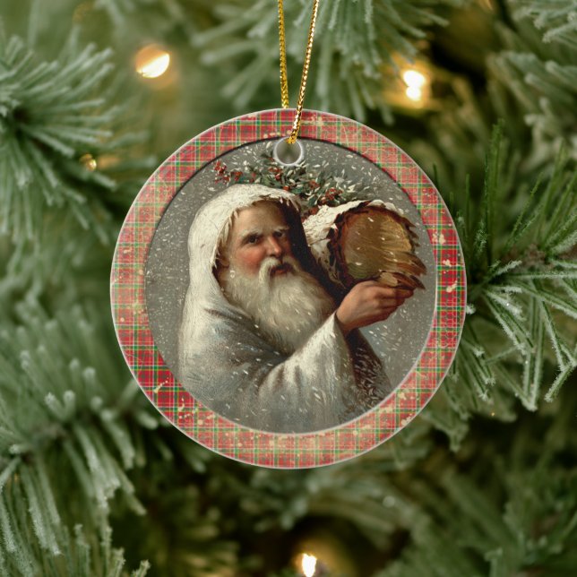 Décoration En Céramique Old Victorian Rustic Family Personalized (Arbre)