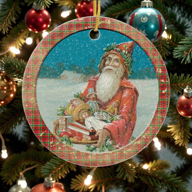 Décoration En Céramique Old Victorian Rustic Family Personalized (Créateur téléchargé)