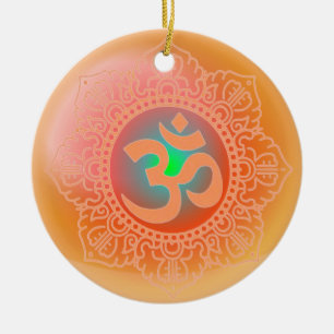 Décoration En Céramique OM symbol ornament