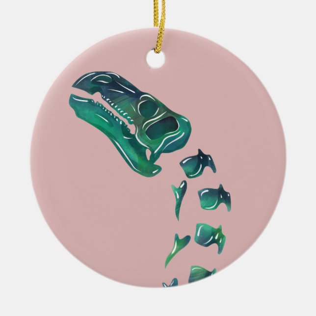 Décoration En Céramique Opal Iguanodon Dinosaur (Devant)