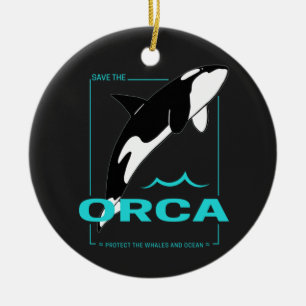 Décoration En Céramique Orca Killer Whale pour une fille qui aime juste le