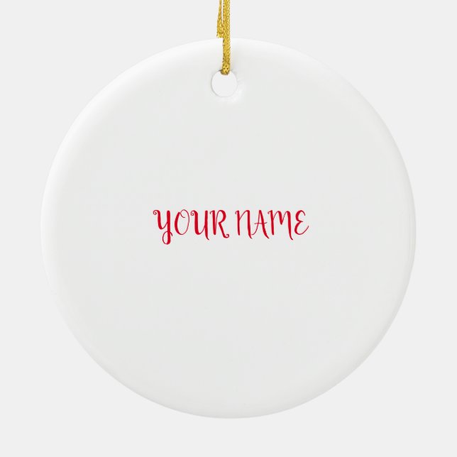 DÉCORATION EN CÉRAMIQUE ORNAMENTS POUR NOËL (Dos)