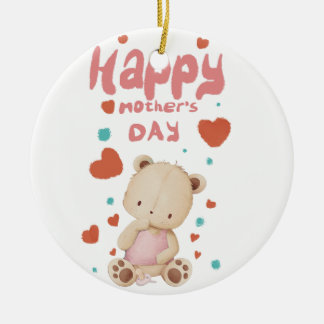 Décoration En Céramique Osita bebé te desea feliz día de la madre